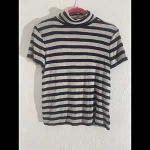 Philosophy turtle neck short sleeve top